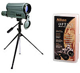 Image of 2-PC Bushnell and Nikon Bird Watching Gift Package - Bushnell 16-32x50mm Spotting Scope 788332, Nikon Optics Maintenance Kit 7073