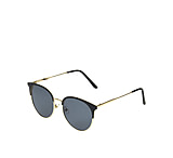 Image of Body Glove Women's BGL 2006 Shiny Black with Gold Metal Sunglasses - Black/Gold 970B0CDF