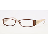 Image of Adrienne Vittadini Eyeglasses AV6076-219S-5015 with Rx Prescription Lenses Matte Cocoa Frame - Matte Cocoa Frame w/ 50 mm Diameter Lenses