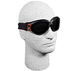 Image of Bobster Cruiser Interchangeble Lens Foam Seal Goggle w/ Black Flames Frame, Smoke Anti-fog Lens