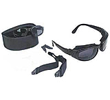 Image of Bobster Sport &amp; Street Interchangeable Bifocal RX Prescription Lens Black Frame Convertible Goggles - Sunglasses