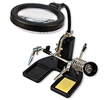 Carson SolderMag 1.75x Station Magnifier Loupe, Black CP-50