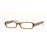 Image of DKNY DY4531 SV Prescription Eyeglasses: Purple/Orange/Transparent Frame / 50 mm Prescription Lenses