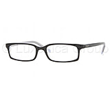 Image of DKNY DY4582 Progressive Eyeglasses: Bordeaux-White-Blue Transp. Frame / 52 mm Prescription Lenses