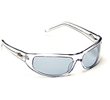 Image of Gatorz Illusion Sunglasses, Crystal Frame, Blue Lens 209-F13-L8