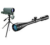 Image of 2-PC Multi Purpose Hunting Gift Package - Tasco 10-40x50 Rifle Scope TG104050DS, Bushnell 16-32x50mm Spotting Scope G 788332