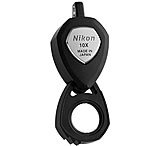 Image of Nikon 10x Jewelry Triplet Loupe Jeweler Pocket Round Magnifier Loupe 6947