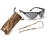 Image of Pyramex Rendezvous Ducks Unlimited Shooting Eyewear - Gray Lens, Black Frame w/ Case, Cleaning Bag and Cords