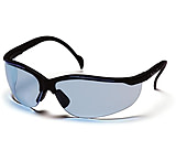 Image of Pyramex Venture II Safety Glasses - Infinity Blue Lens, Black Frame