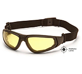 Image of Pyramex XSG Tactical Glasses - Amber Ballistic Anti-Fog Lens, Black Frame