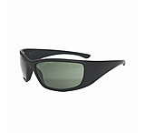 Image of Radians VG75PBX Vengeance Shooting Glasses Black Easy Touch Frame Green Polarize