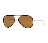 Image of Ray-Ban AVIATOR FULL COLOR RB3025JM Single Vision Prescription Sunglasses