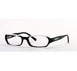 Image of Versus Eyeglasses VR8045-603-5216 with No-Line Progressive Rx Prescription Lenses - Black - White - Black Frame w/ 52 mm Diameter Lenses