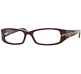 Image of Versus VR8059-573-5215 Eyeglasses Frames Top Brown On Transparent Gray Frame / 52 mm Lenses