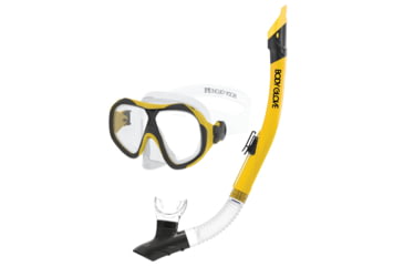 Image of Body Glove Enlighten II Mask / Snorkel Combo - Yellow/Black EC4C2438, L, Yellow/Black, 16029CMB-YELBLK-L