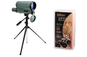 Image of 2-PC Bushnell and Nikon Bird Watching Gift Package - Bushnell 16-32x50mm Spotting Scope 788332, Nikon Optics Maintenance Kit 7073