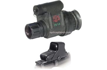 Image of 2-PC Universal Day/Night Tactical Package - EOTech HOLOgraphic Weapon Sight 550 and ATN PS14-CGT Night Vision Monocular