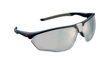 Image of 3M Adjustable Safety Eyewear,Black/Grey Frame,Clear/Anti-Fog Lens,Ea 47000-WZ4