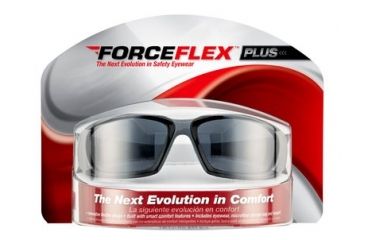 Image of 3M ForceFlex Plus Safety Eyewear,Black/Grey Frame,Grey/Scratch Resistant Lens 92235-WZ4