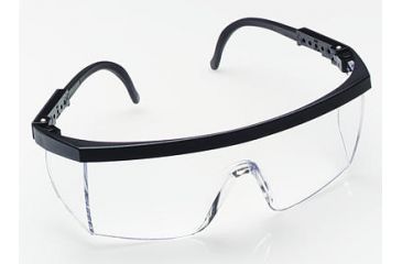 Image of 3M Nassau Plus Eyewear Black Frame Clear Lens 14300-00000-20