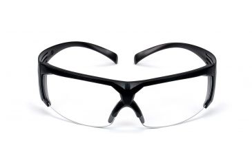 Image of 3M SecureFit Tactical Series SF601SGAF-TAC, Clear Scotchgard Anti-Fog lens, black frame, 10 ea/case, Black, One size fits most, SF601SGAF-TAC