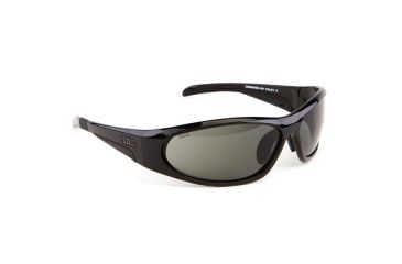 Image of 5.11 Ascend Tactical Sunglasses, Black Frame, Smoke Lenses w/ SlickStick Carry Case