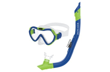 Image of Body Glove Grape Mask/Snorkel Combo - Blue/Lime 7D9FB9E8, S, Blue/Lime, 22879CMB-BL-Blue-Lime-S