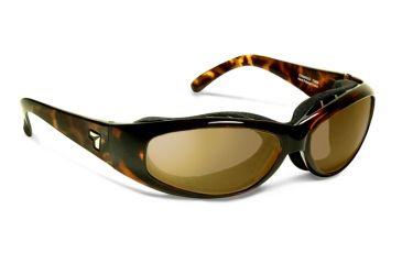 Image of 7 Eye Air Shield Chubasco Sunglasses,Photochromic Day Night Contrast Lens,Dark Tortoise Frame,S-L 350627