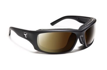 Image of 7 Eye Air Shield Panhead Sunglasses,SharpView Polarized Copper Lens,Matte Black Frame,M-XL 260154