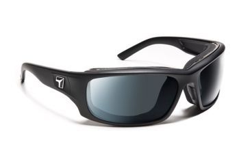 Image of 7 Eye Air Shield Panhead Sunglasses,SharpView Polarized Gray Lens,Matte Black Frame,M-XL 260153
