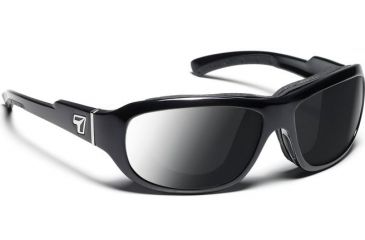 Image of 7 Eye Buran Sunglasses, DARKshift Extra Dark Photochromic Lens, Glossy Black Frame, S-L, 220516