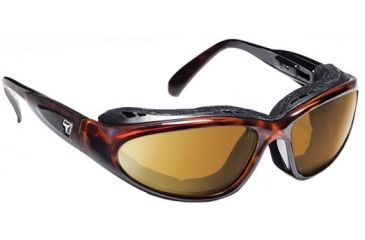 Image of 7 Eye Cape Sunglasses, Dark Tortoise Frame, SharpView Copper Sunglasses 190642