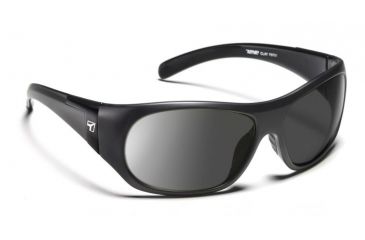 Image of 7-Eye Clay Active Lifestyle Sunglasses, Matte Black Frame, SharpView Gray, 870141
