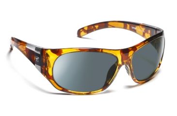 Image of 7-Eye Clay Active Lifestyle Sunglasses, Dark Tortoise Frame, Photochromic Day Night Eclypse, 870617