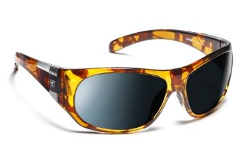 Image of 7-Eye Clay Active Lifestyle Sunglasses, Dark Tortoise Frame, SharpView Polarized Gray, 870653