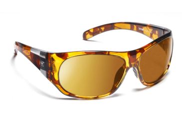 Image of 7-Eye Clay Active Lifestyle Sunglasses, Dark Tortoise Frame, SharpView Polarized Copper PC, 870654