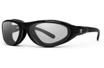 Image of 7 Eye Cyclone Bifocal Prescription Sunglasses, Glossy Black Frame, 200540BI