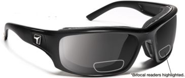 Image of 7 Eye Panhead/ SharpView Gray +1.50 Reader Sunglasses, Glossy Black Frame, M-XL 260541B
