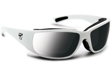 Image of 7 Eye Taku Plus Sunglasses, DARKshift Extra Dark Photochromic Lens, Glacier White Frame, S-L 270016
