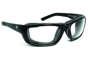 Image of 7 Eye Ventus Bifocal Prescription Sunglasses, Glossy Black Frame, 130540BI