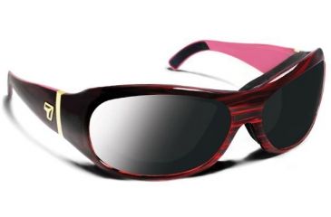 Image of 7 Eye Women's Briza Sunglasses, DARKshift Extra Dark Photochromic Lens, Ruby Frame, M-L 316916