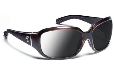 Image of 7 Eye Women's Mistral Sunglasses, DARKshift Extra Dark Photochromic Lens, Crystal Chocolate Frame, S-L 583416