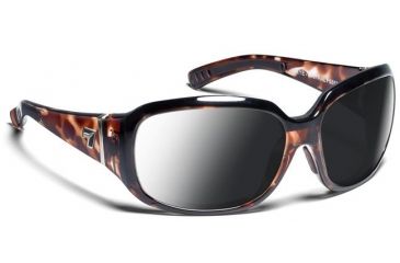 Image of 7 Eye Women's Mistral Sunglasses, DARKshift Extra Dark Photochromic Lens, Leopard Tortoise Frame, S-L 585316