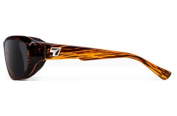Image of 7Eye by Panoptix Airshield Aspen Sunglasses, RX Ready, Sunset Tortoise Frame, SharpView Polarized Gray Lens, S-M 330653