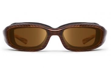 Image of 7Eye by Panoptix AirShield Sierra Sunglasses, RX Ready, Brown Stripe Tortoise Frame, SharpView Polarized Copper Lens, S-L 346254