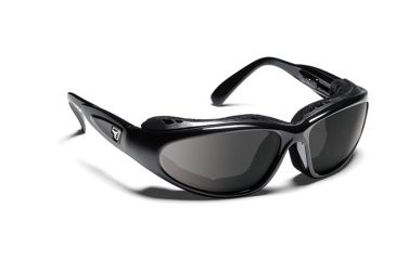 Image of 7eye 190541 Cape Airshield Glossy Black Rx Progressive Frames