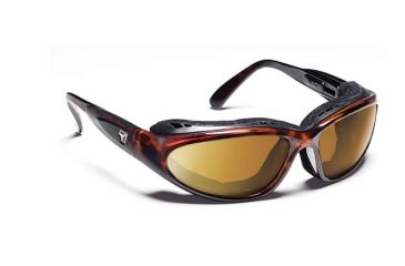 Image of 7eye 190642 Cape Rx Progressive Sunglasses Airshield Dark Tortoise Frames