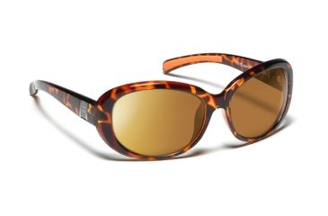 Image of 7 Eye Active Lifestyle Sunglasses Lindsay, SharpView Copper PC Lens, Light Tortoise Frame, S-M, Women, 896042