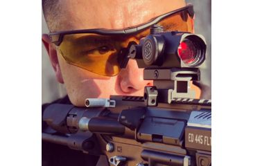 Image of A7 Defense Atlas Eye Protection System Safety Glasses, Photochromic Lens, Black Frame, A7ATLASGS