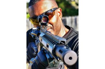 Image of A7 Defense Atlas Eye Protection System Safety Glasses, Photochromic Lens, Black Frame, A7ATLASGS